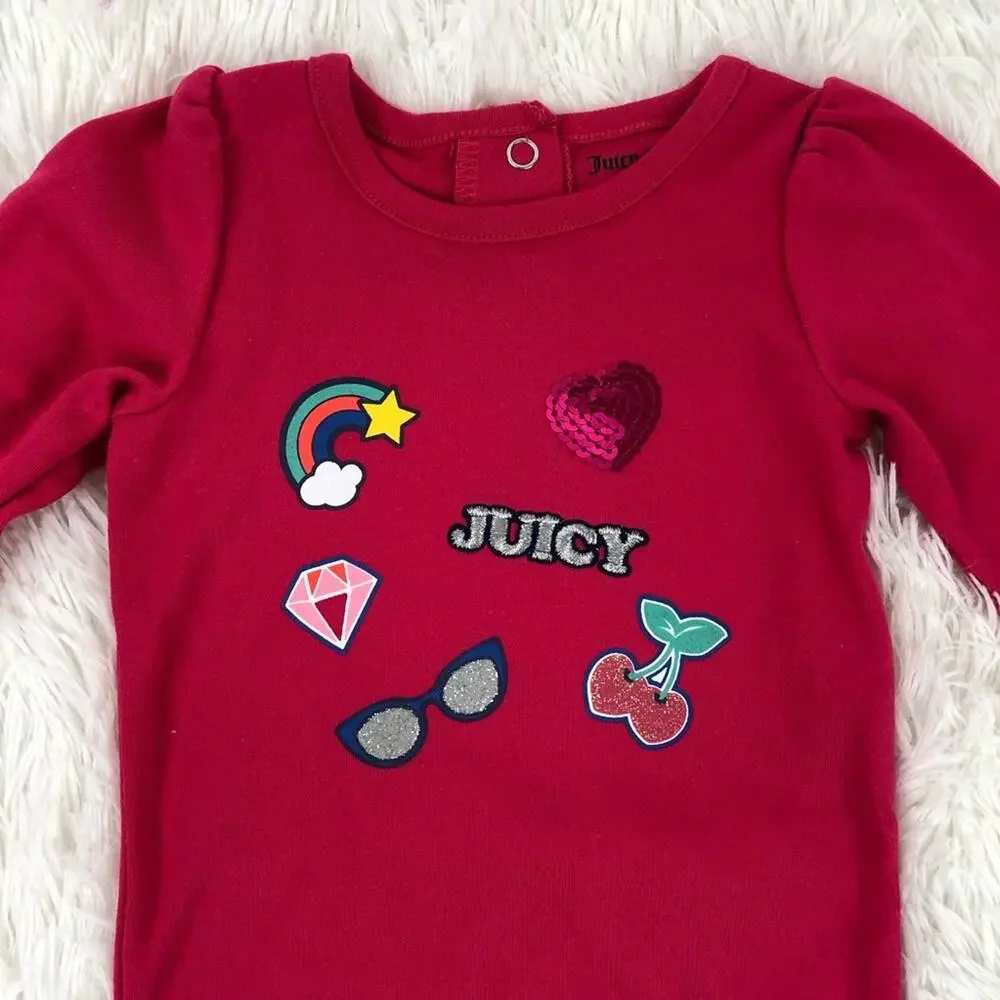 Juicy Couture Graphic Bodysuit & Skegging  NEW